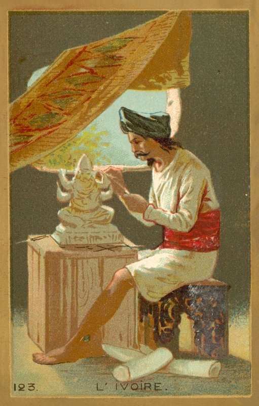Marfim (chromolitho) de French School