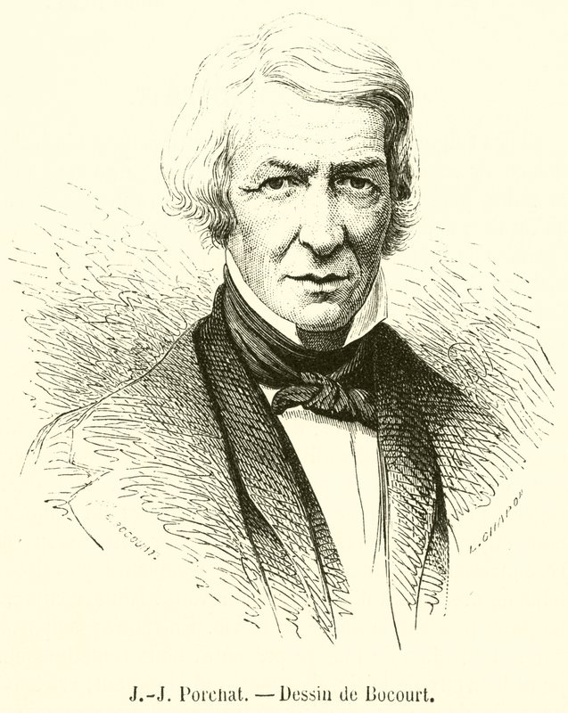 J-J Porchat (gravura) de French School