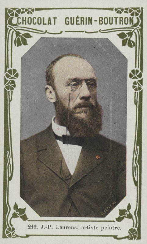JP Laurens, pintor (foto colorida) de French School
