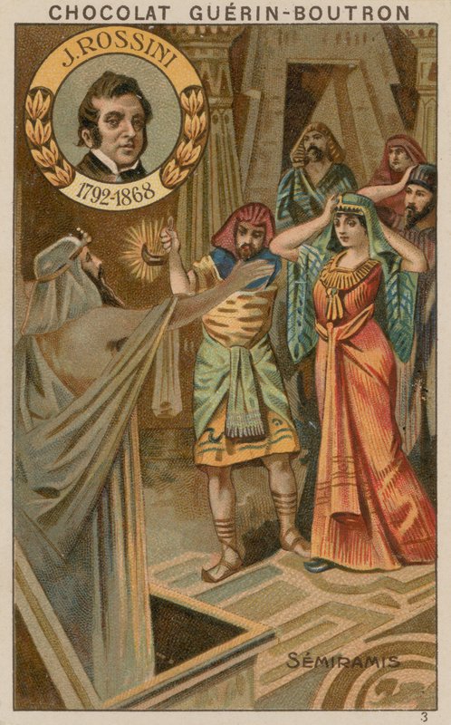 J Rossini, Semiramis de French School