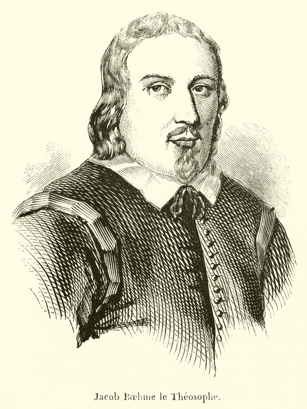 Jacob Boehme, o Teosofista (gravura) de French School