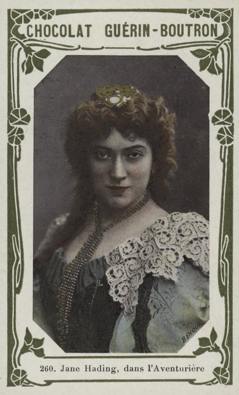 Jane Hading, nas aventuras (foto colorida) de French School