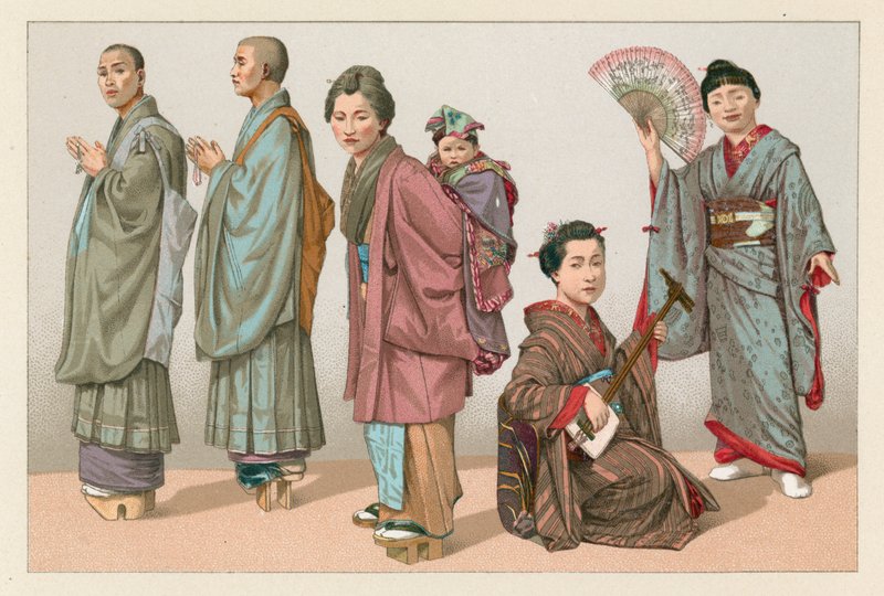 Traje do Japão de French School