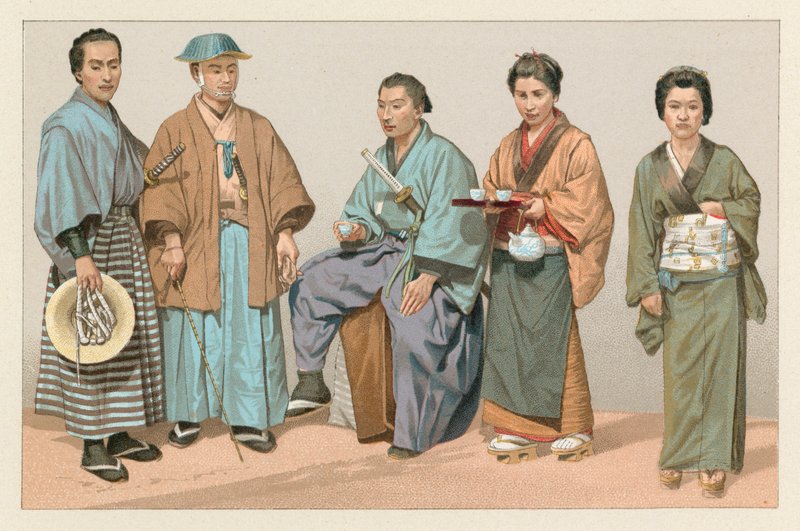 Traje do Japão de French School
