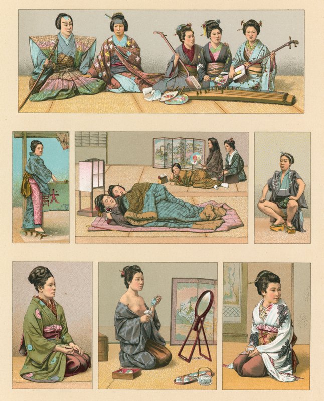 Traje do Japão de French School