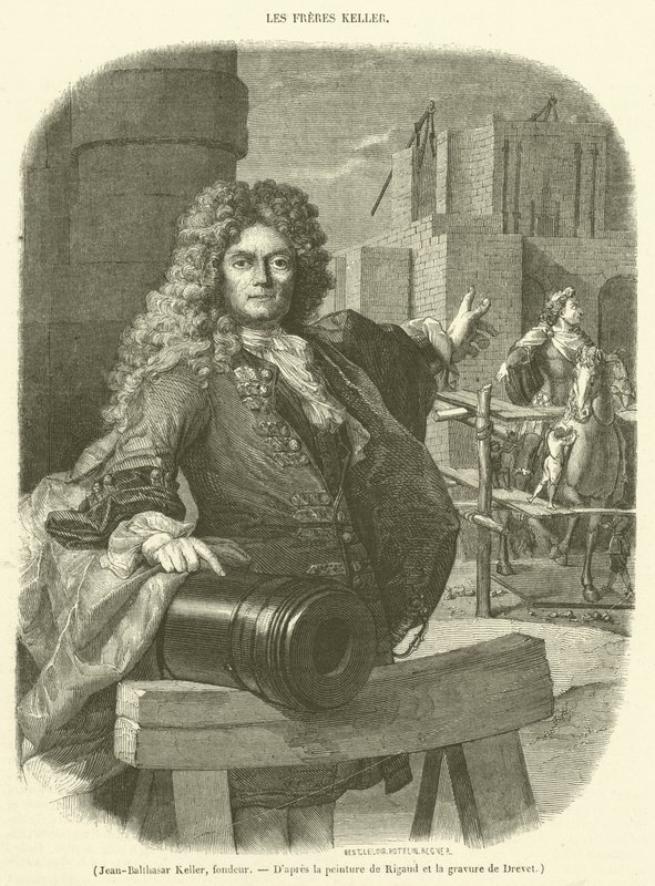 Jean-Balthasar Keller, fundidor (gravura) de French School