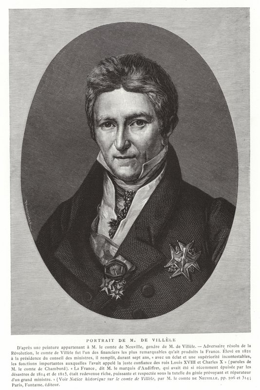 Jean-Baptiste de Villele, estadista francês de French School
