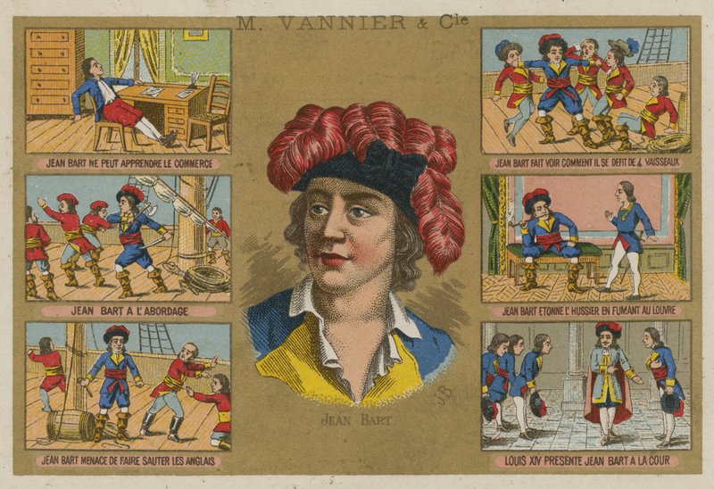 Jean Bart, comandante naval francês e corsário de French School