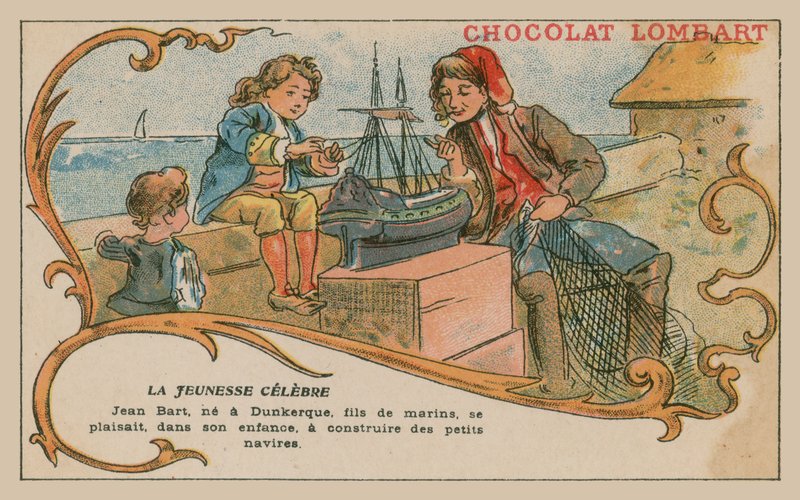 Jean Bart, comandante naval e corsário do final do século XVII, quando menino de French School