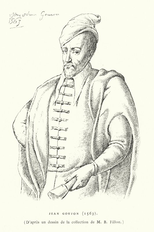 Jean Goujon, escultor e arquiteto da Renascença francesa (gravura) de French School