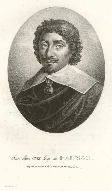 Jean Louis Guez, senhor de Balzac de French School