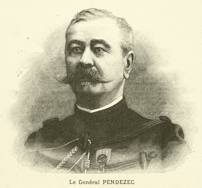 Jean Pendezec, general francês (gravura) de French School