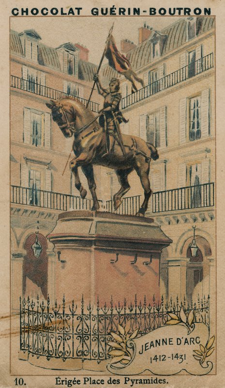 Joana d&39;Arc, 1412-1431, Erigee Place des Pyramides de French School