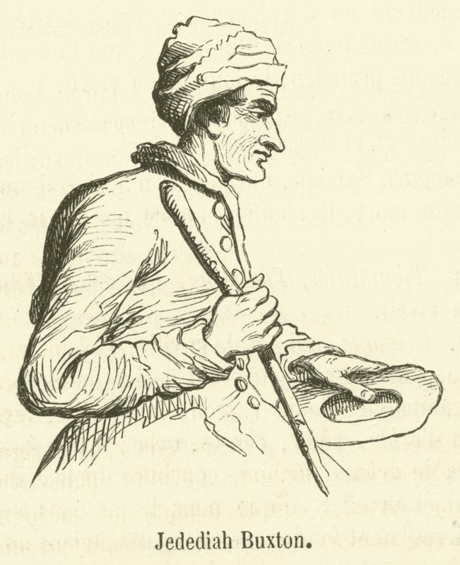 Jedediah Buxton (gravura) de French School