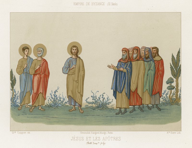 Jesus e os apóstolos de French School