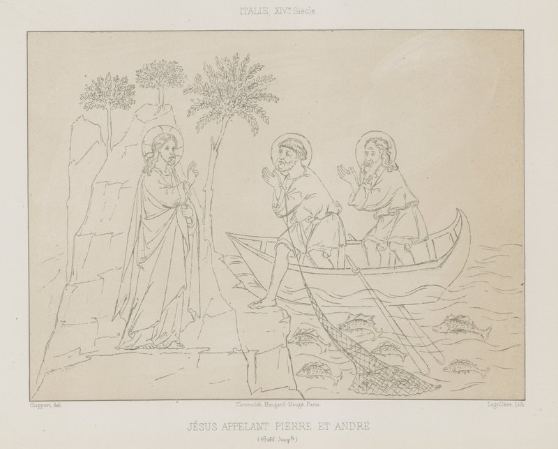 Jesus chamando Pedro e André de French School