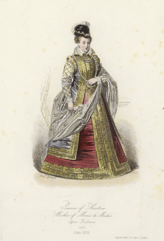 Joanna da Áustria, mãe de Marie de Medici de French School