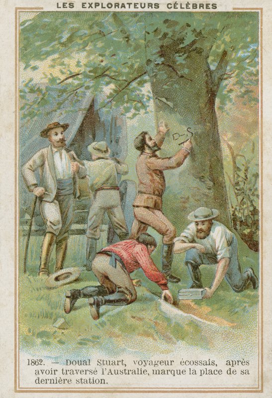 John McDouall Stuart, explorador escocês da Austrália de French School