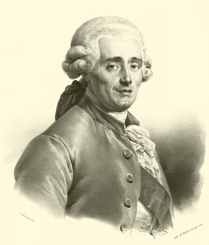 Joseph-Marie Vien, retrato (gravura) de French School
