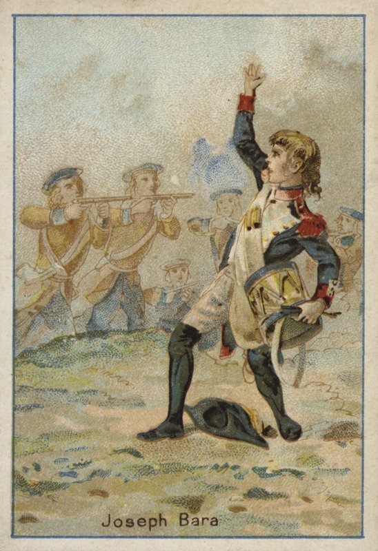 Joseph Bara, soldado menino Revolucionário Francês de French School
