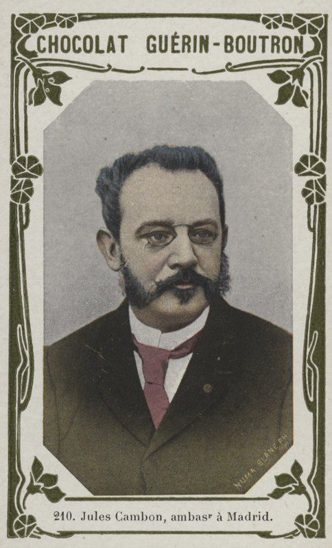 Jules Cambon, embaixador em Madri (foto colorida) de French School