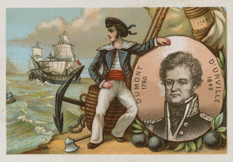 Jules Dumont dUrville, oficial da marinha francesa e explorador de French School