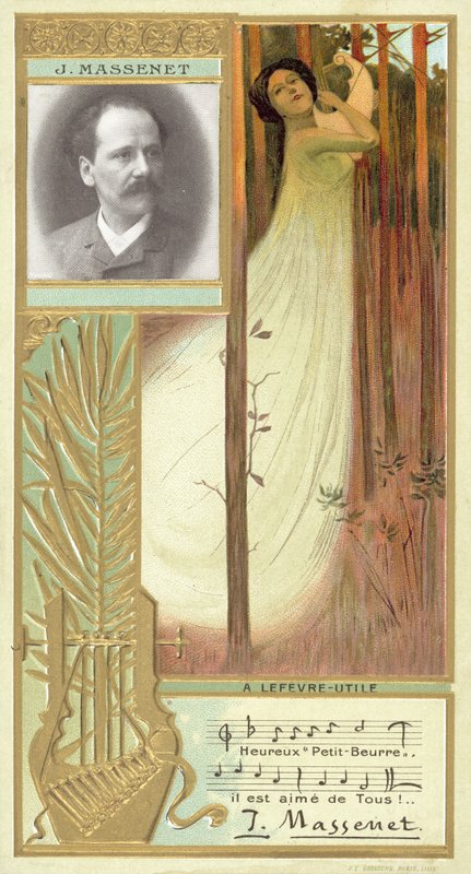 Jules Massenet, A Lefevre-Utile (cor litho) de French School