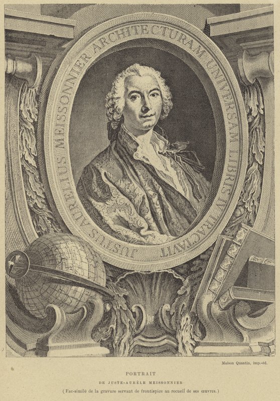 Juste-Aurele Meissonnier, ourives francês, artista, arquiteto e designer de móveis de French School