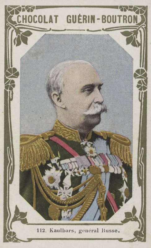 Kaulbars, general Russe (foto colorida) de French School