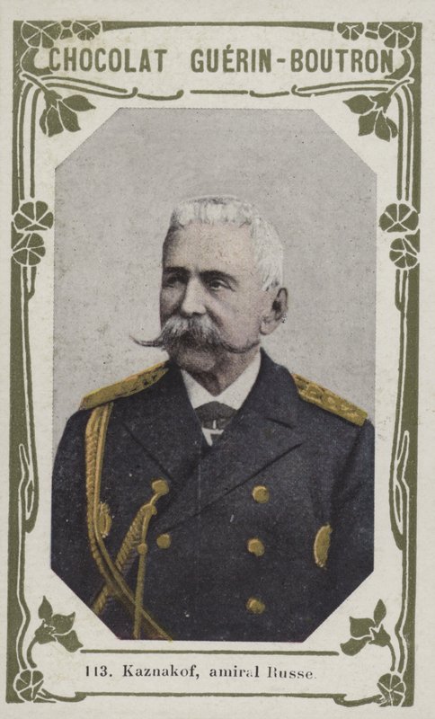 Kaznakof, almirante russo (foto colorida) de French School