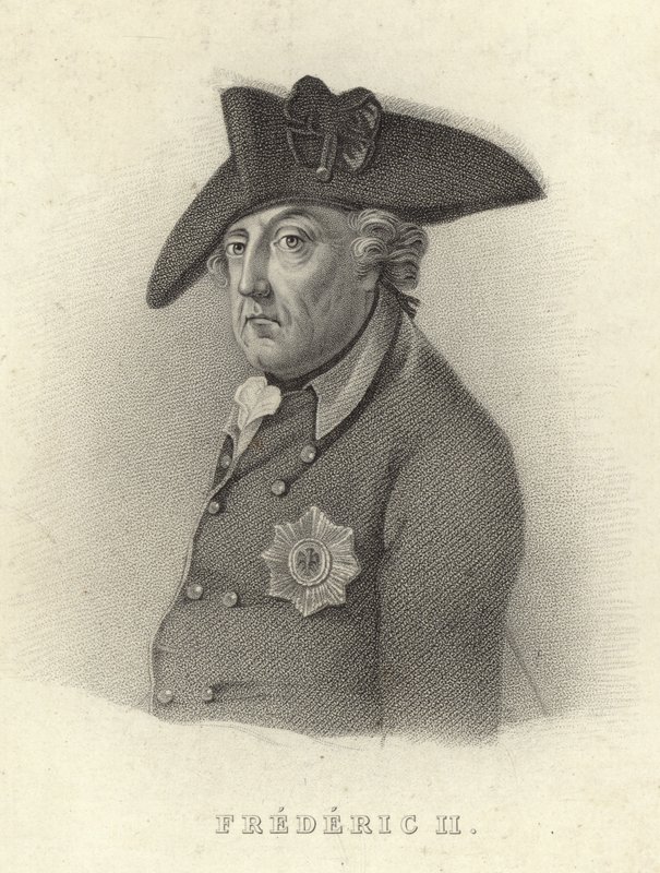 Rei Frederico II da Prússia de French School