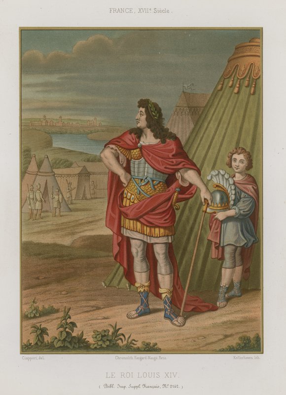 Rei, louis xiv, de, frança de French School