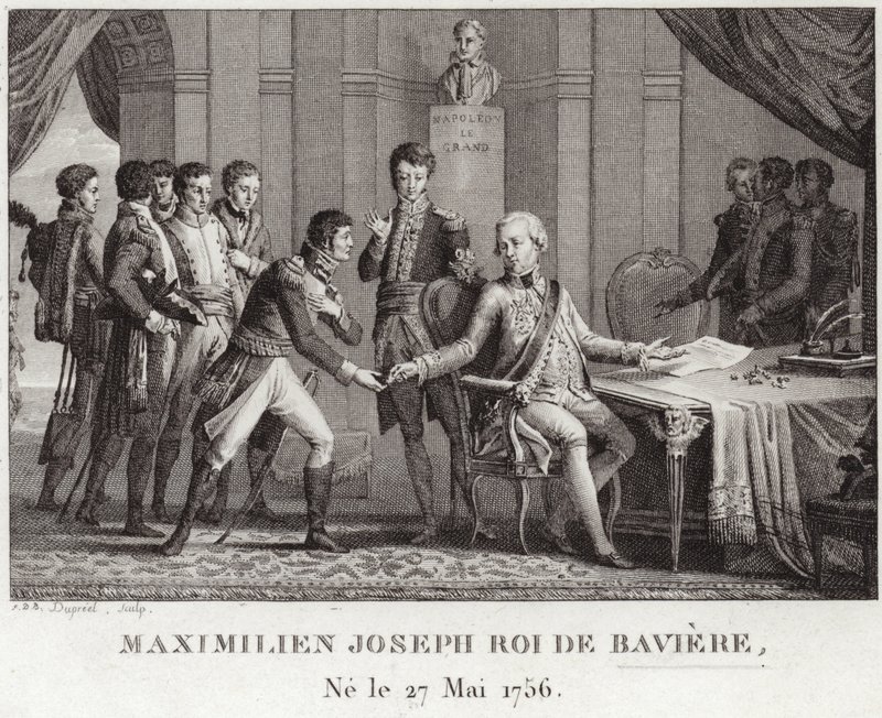 Rei Maximiliano I da Baviera de French School