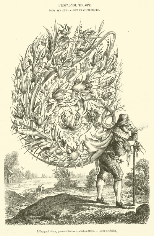 O espanhol, gravura atribuída a Abraham Bosse (gravura) de French School