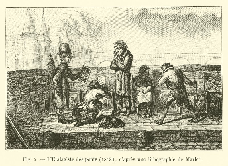 O Arquiteto das Pontes, 1818, depois de uma litografia de Marlet de French School