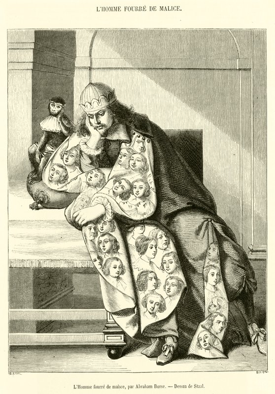 O Homem do Engano (gravura) de French School