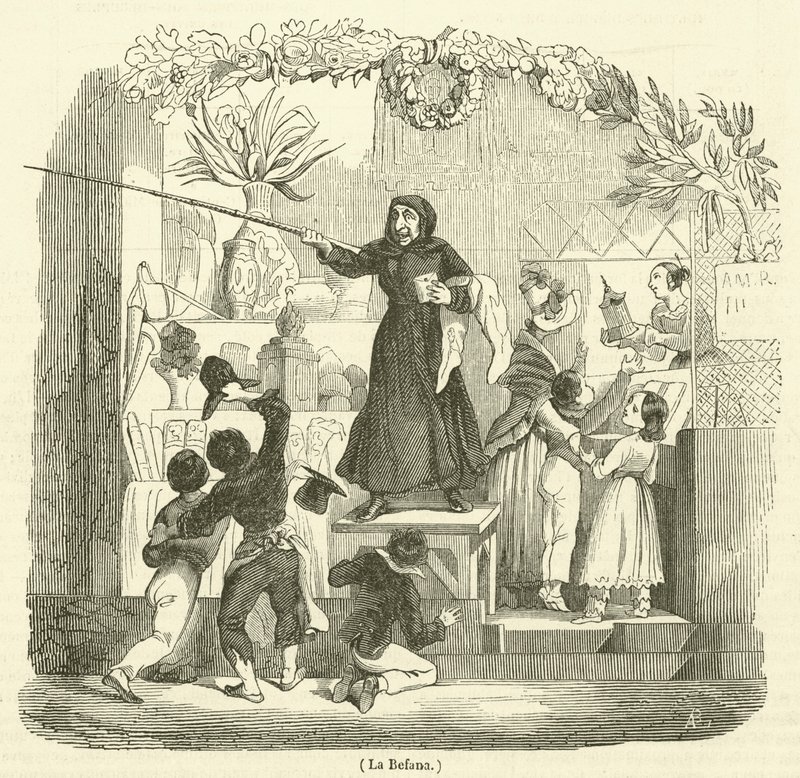 La Befana (gravura) de French School