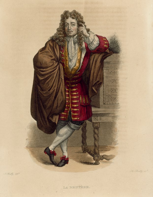 La Bruyere (gravura colorida) de French School