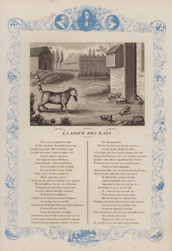 The League of Rats (cor litho) de French School