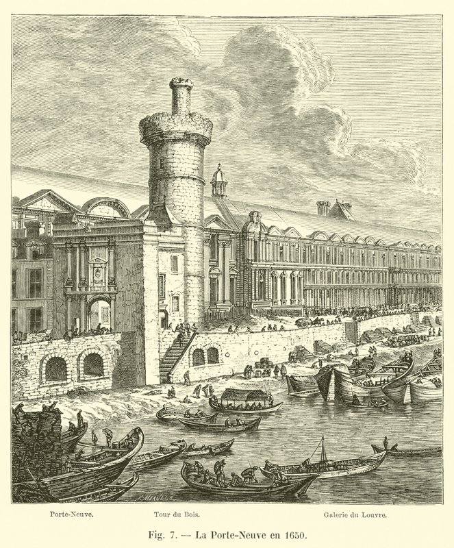 O portão da Terra Nova em 1650 de French School