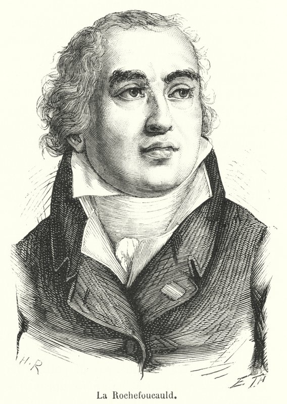 La Rochefoucauld (gravura) de French School