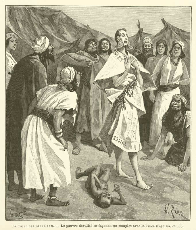 La Tribu Des Beni Laam (gravura) de French School