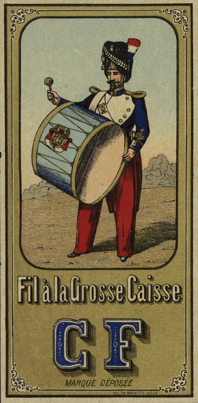 Etiqueta para rosca de bumbo de French School