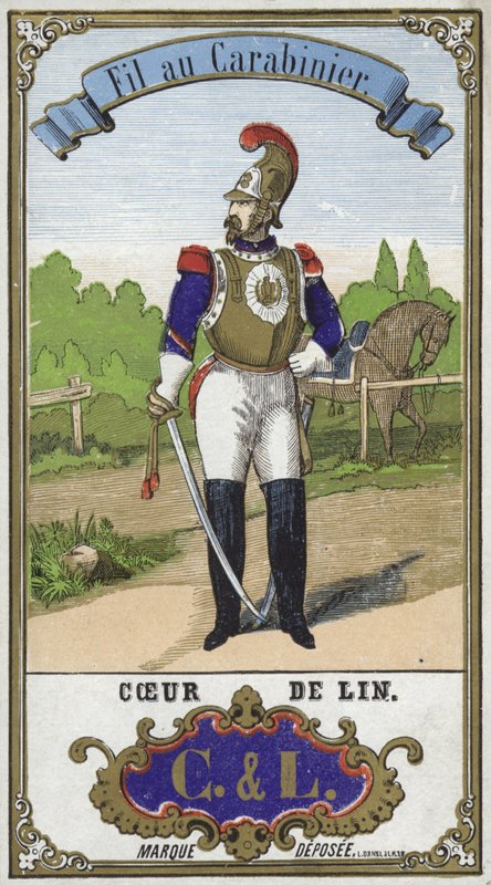 Etiqueta para rosca Carabiniers de French School