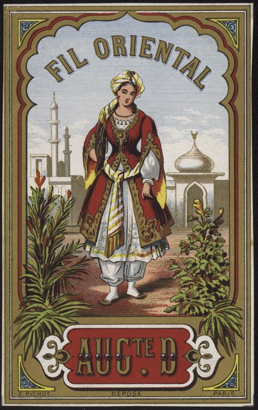 Etiqueta para segmento Oriental de French School
