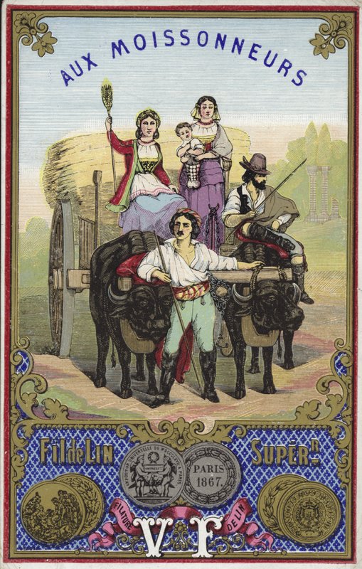 Rótulo de etiqueta para rosqueiros de French School