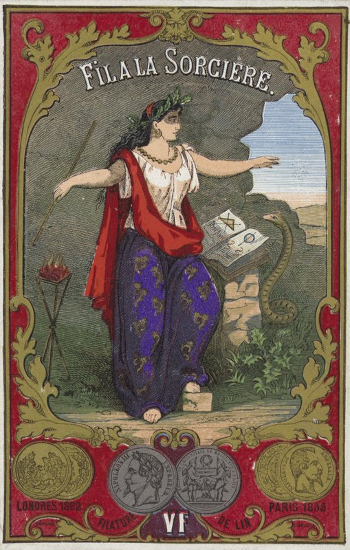 Etiqueta para fio de bruxa de French School