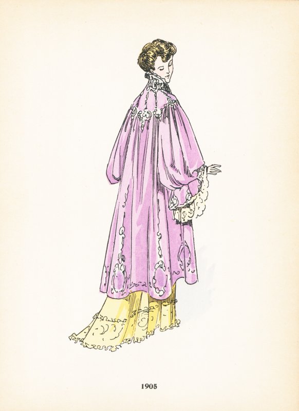 Moda feminina, 1905 de French School