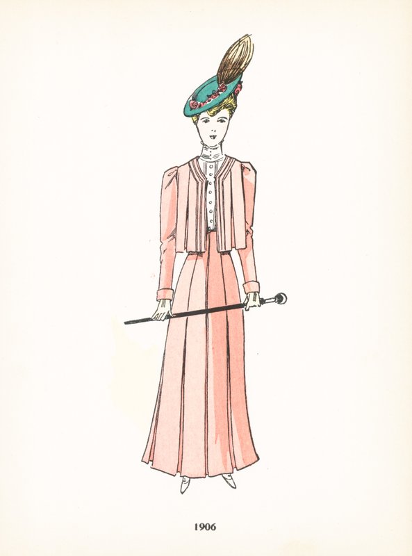 Moda feminina, 1906 de French School