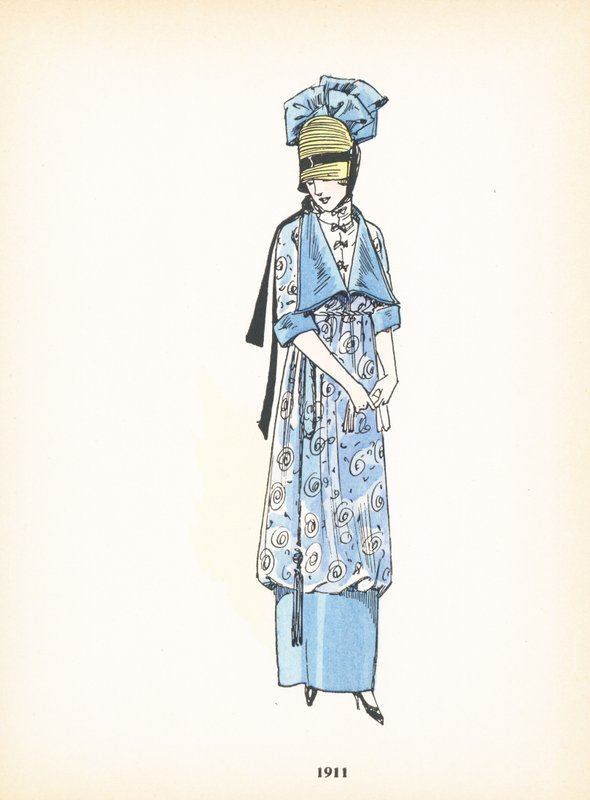 Moda feminina, 1911 de French School